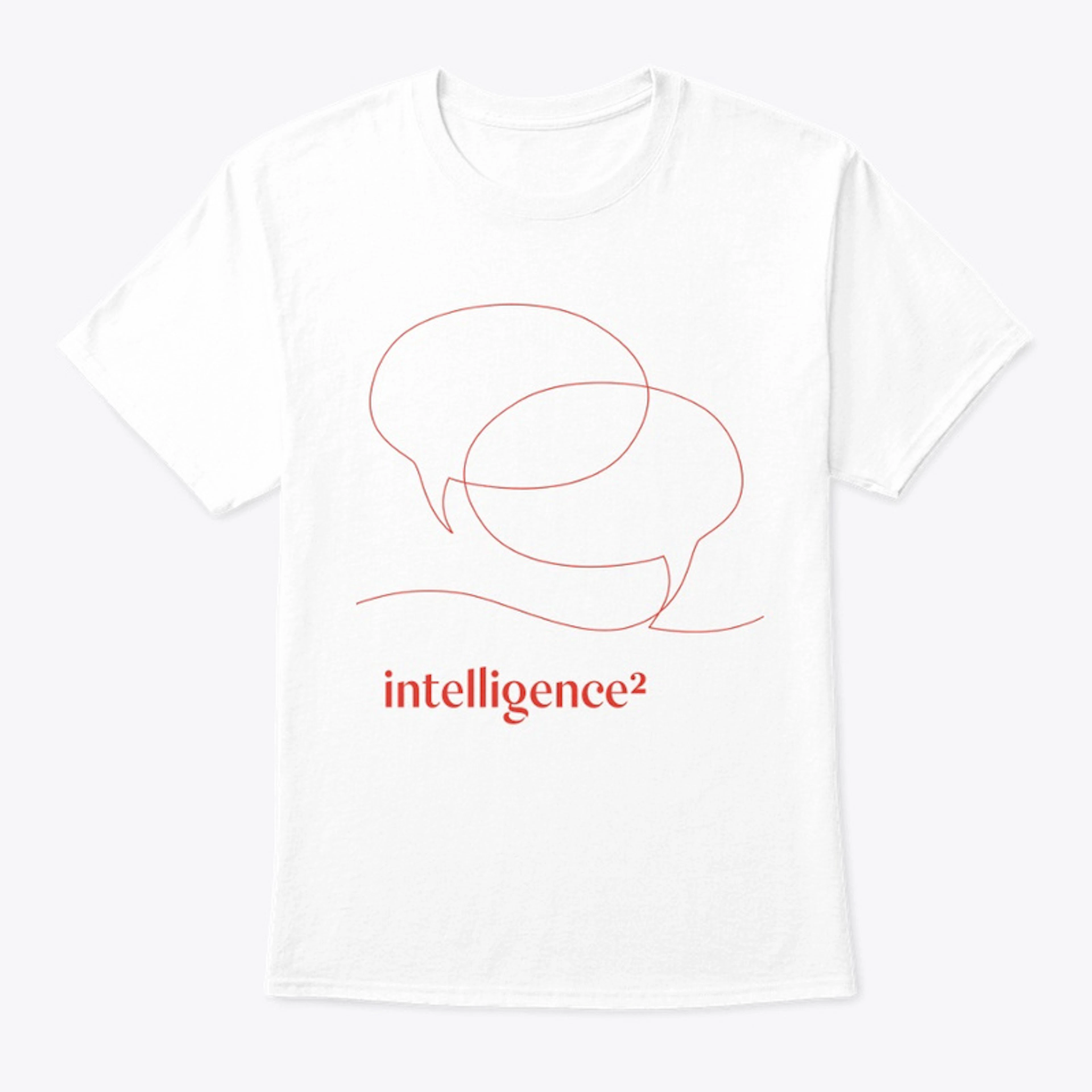 Intelligence Squared T-shirt - Red print