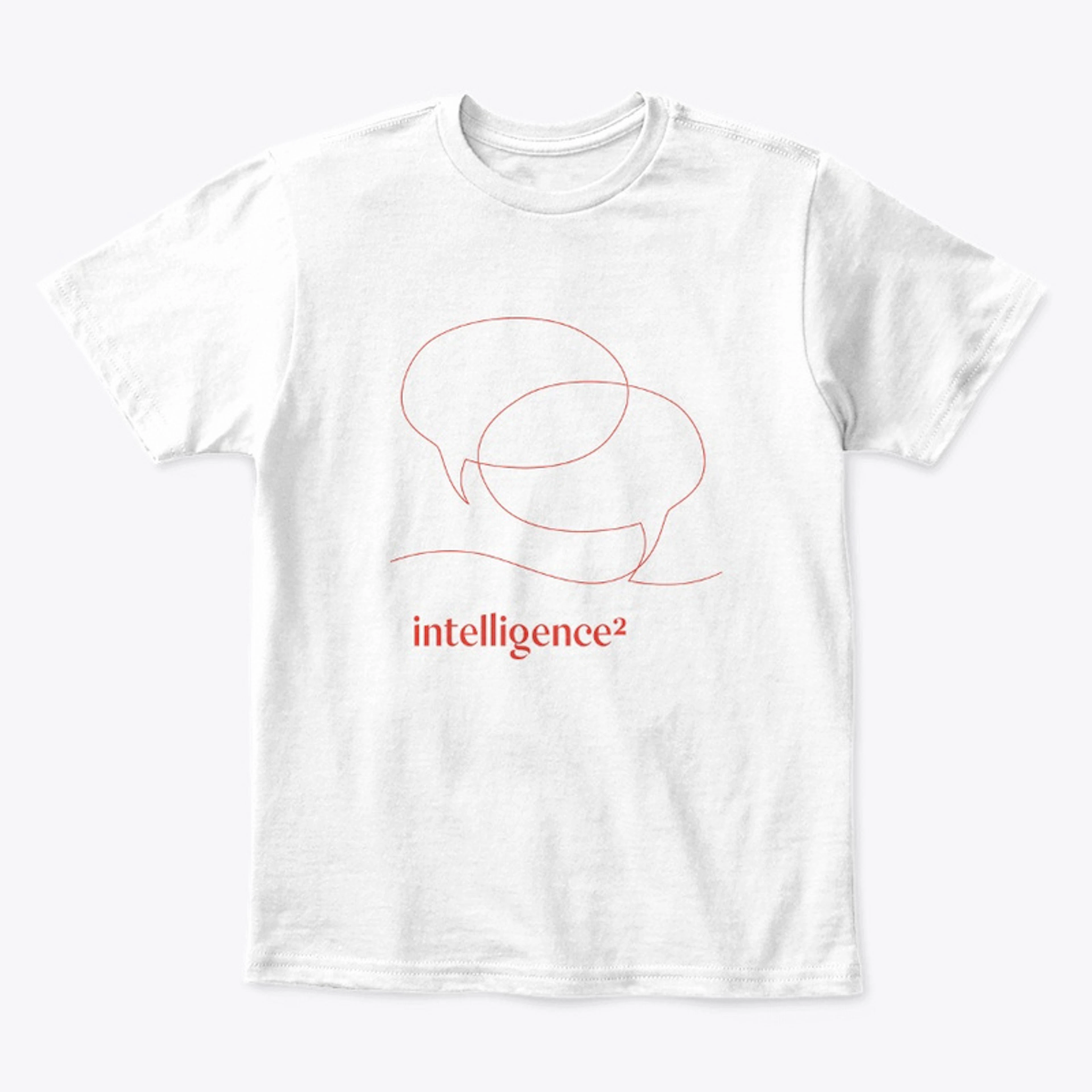 Intelligence Squared T-shirt - Red print