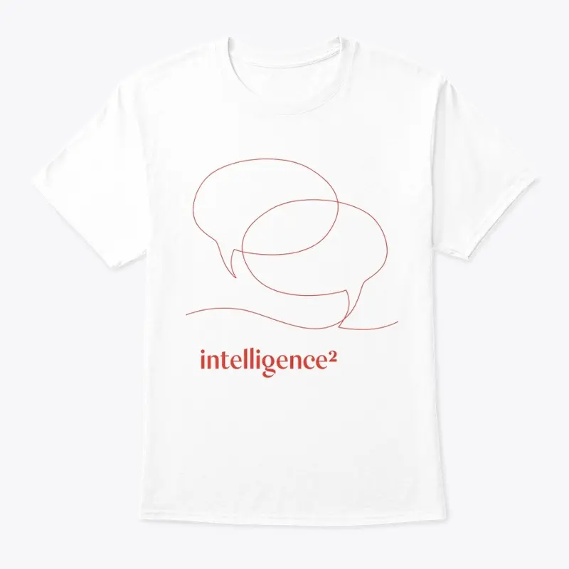 Intelligence Squared T-shirt - Red print