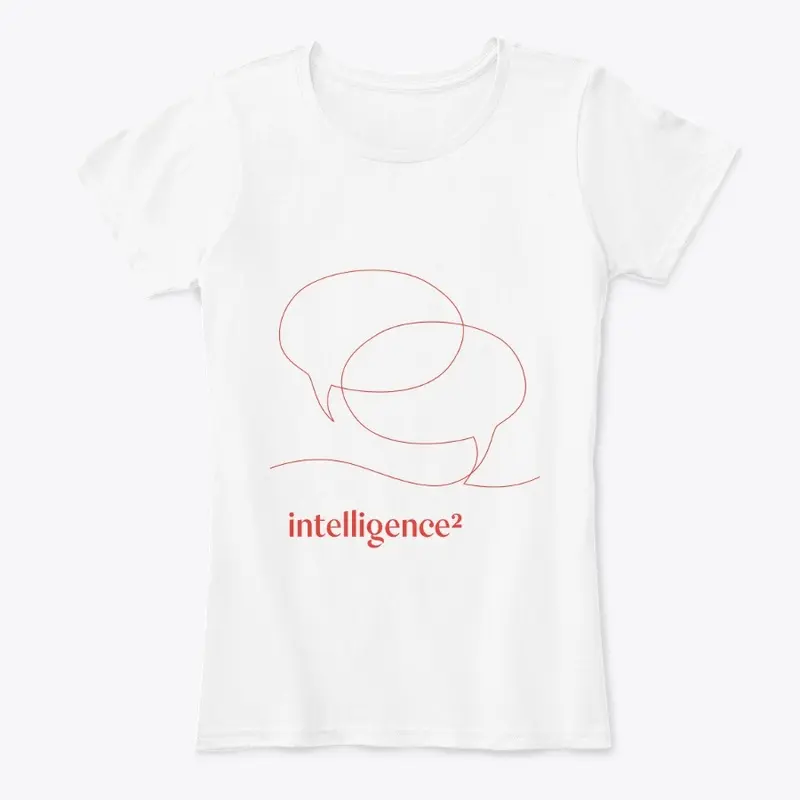 Intelligence Squared T-shirt - Red print