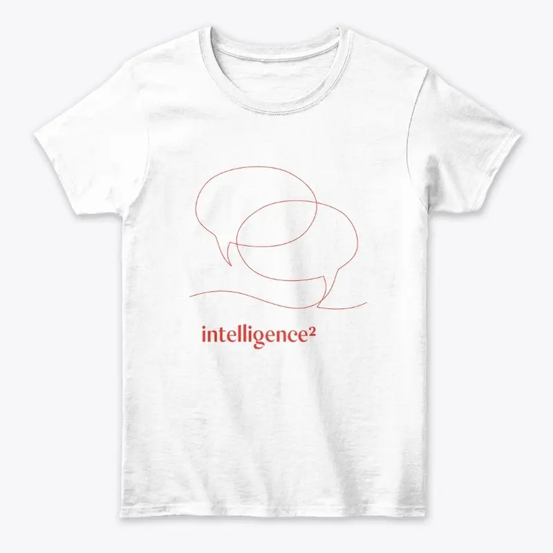 Intelligence Squared T-shirt - Red print