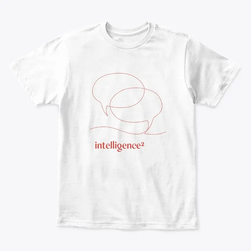 Intelligence Squared T-shirt - Red print